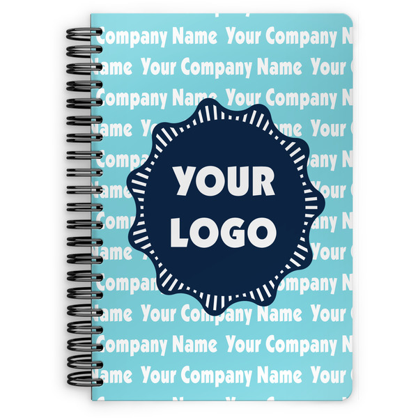 Custom Logo & Company Name Spiral Notebook - 7" x 10"