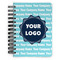 Logo & Company Name Spiral Journal Small - Front View