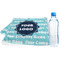 Logo & Company Name Sports Towel Folded with Water Bottle