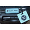 Logo & Company Name Square Luggage Tag & Handle Wrap - In Context
