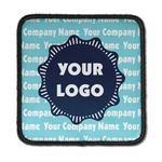 Logo & Company Name Iron On Square Patch