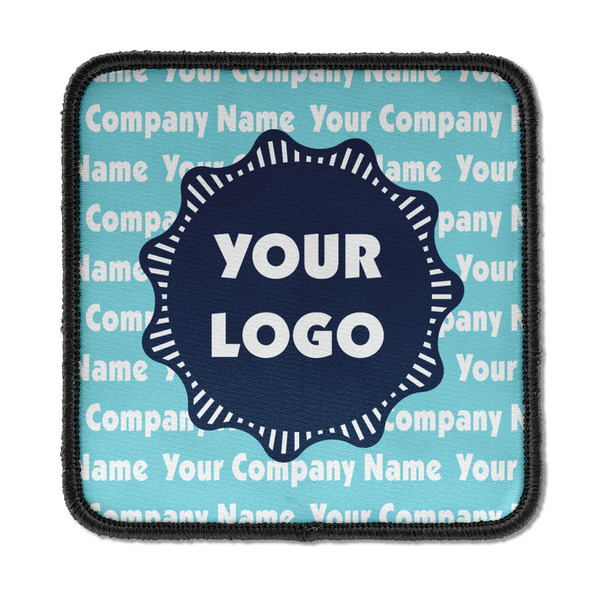 Custom Logo & Company Name Iron On Square Patch