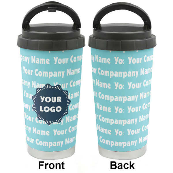 Logo & Company Name Stainless Steel Travel Cup - Apvl