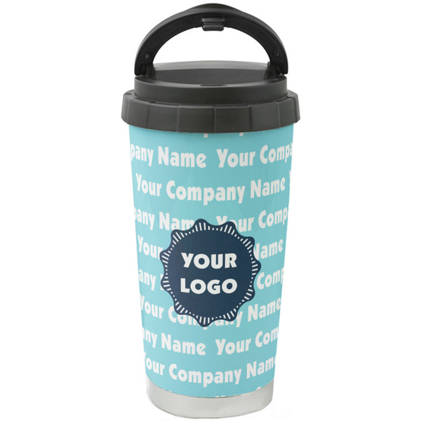 Custom Logo & Company Name Stainless Steel Coffee Tumbler