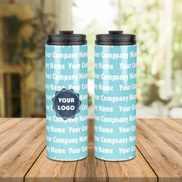 Logo & Company Name Stainless Steel Tumbler - Lifestyle