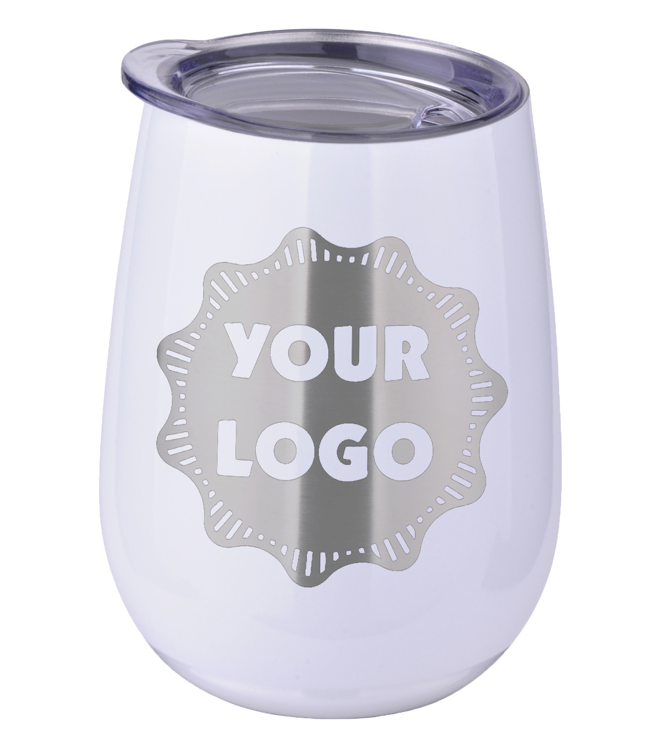 Logo & Company Name Stemless Wine Tumbler 5 Color Choices Stainless