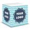 Logo & Company Name Sticky Note Cube