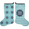 Logo & Company Name Holiday Stocking - Double-Sided - Neoprene