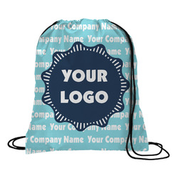 Logo & Company Name Drawstring Backpack