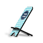 Logo & Company Name Stylized Cell Phone Stand - Large