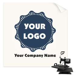 Logo & Company Name Sublimation Transfer - Shirt Back / Men (Personalized)