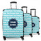 Logo & Company Name 3-Piece Luggage Set - 20" Carry On - 24" Medium Checked - 28" Large Checked
