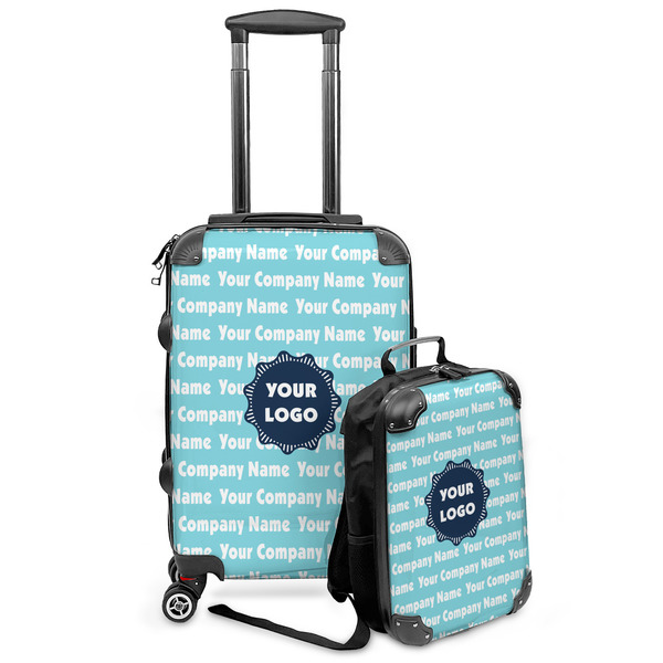Custom Logo & Company Name Kids 2-Piece Luggage Set - Suitcase & Backpack