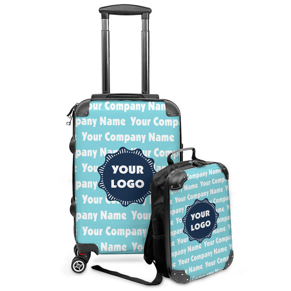 Custom Logo & Company Name Kids 2-Piece Luggage Set - Suitcase & Backpack