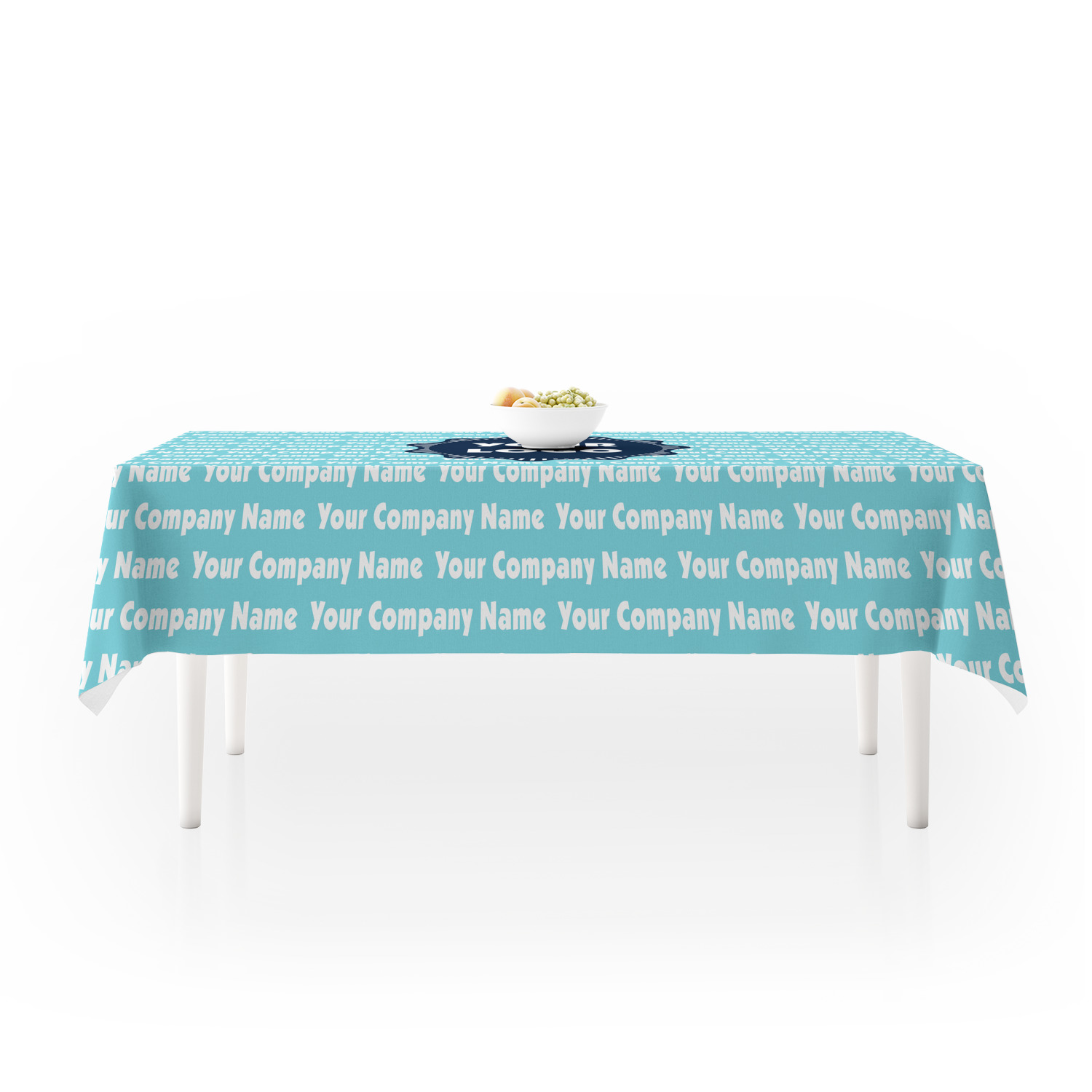 Logo & Company Name Tablecloth (Personalized) YouCustomizeIt