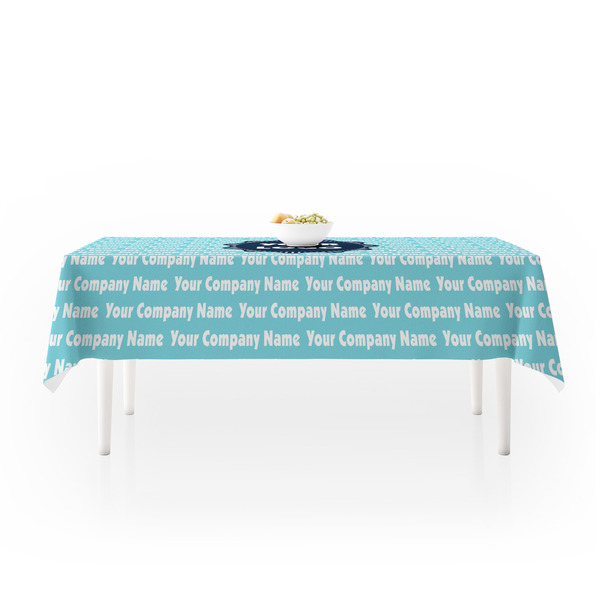 Logo & Company Name Tablecloths (58"x102") - MAIN (side view)