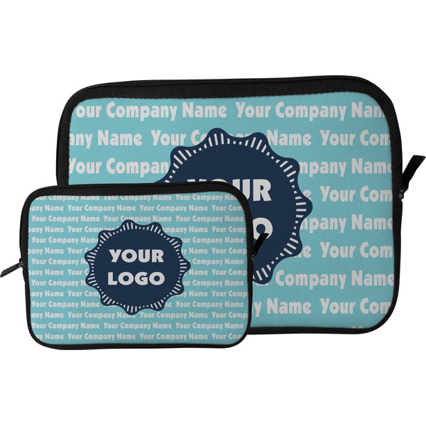 Logo & Company Name Tablet Sleeve (Size Comparison)