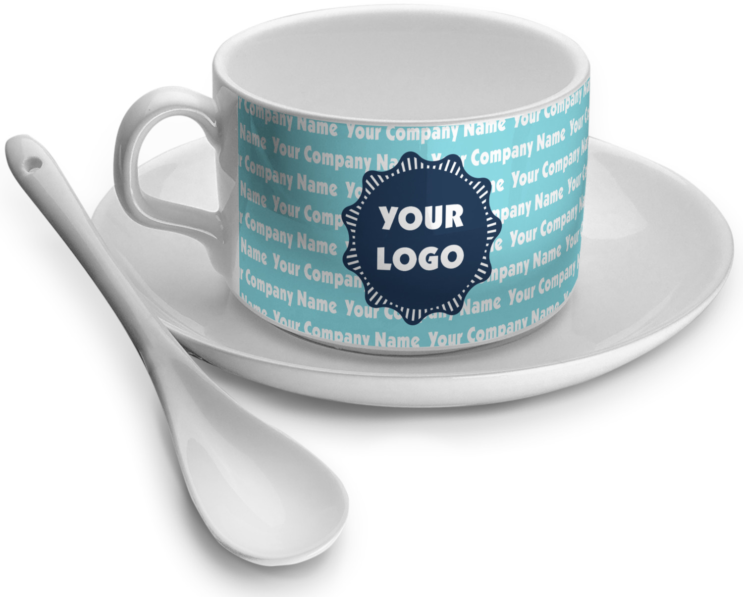 Custom Logo & Company Name Tea Cup YouCustomizeIt