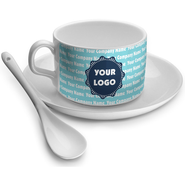 Custom Logo & Company Name Tea Cup