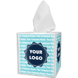 Logo & Company Name Tissue Box Cover