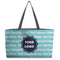 Logo & Company Name Beach Totes Bag - w/ Black Handles