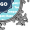 Logo & Company Name Vintage Snowflake - Detail