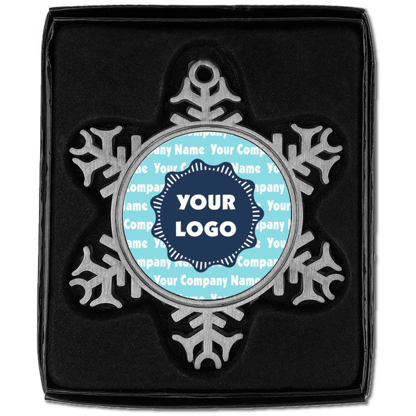 Logo & Company Name Vintage Snowflake - In box