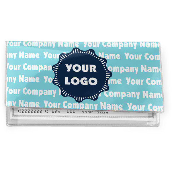 Custom Logo & Company Name Vinyl Checkbook Cover