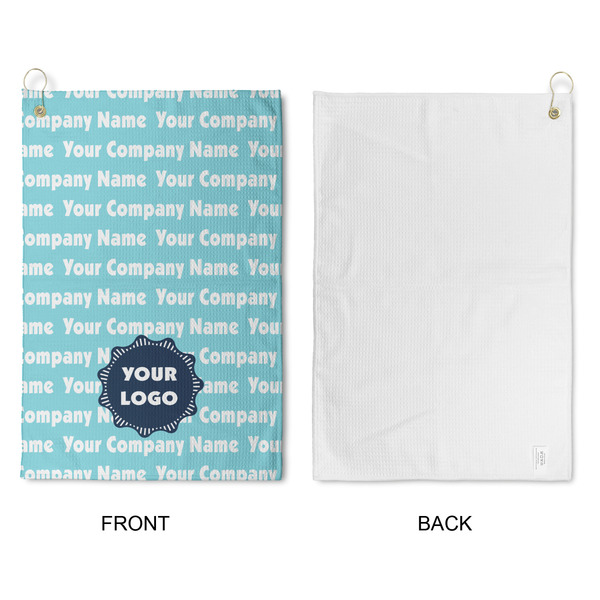 Logo & Company Name Waffle Weave Golf Towel - Approval