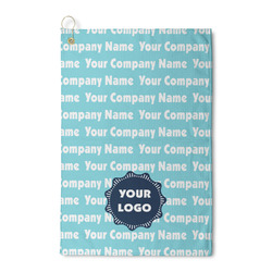 Logo & Company Name Waffle Weave Golf Towel