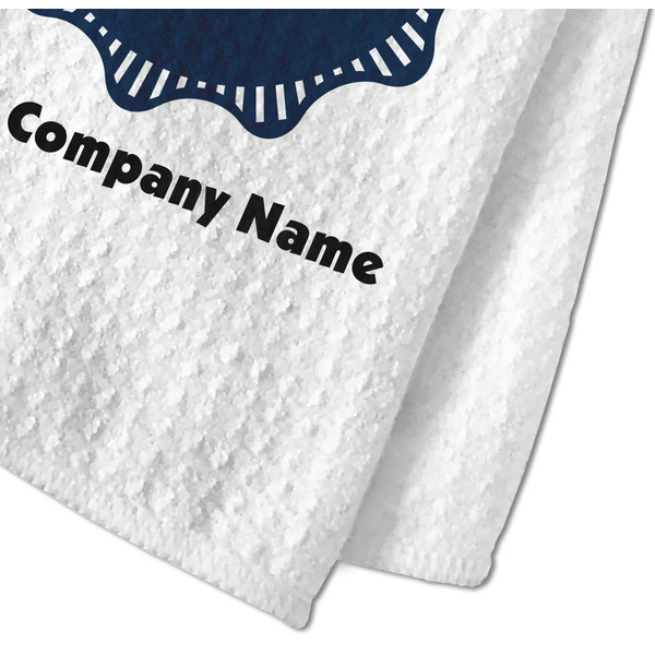 Logo & Company Name Waffle Weave Towel - Closeup of Material Image
