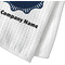 Logo & Company Name Waffle Weave Towel - Closeup of Material Image