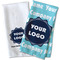 Logo & Company Name Waffle Weave Towels - Two Print Styles