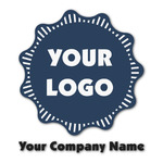 Logo & Company Name Graphic Decal - Large