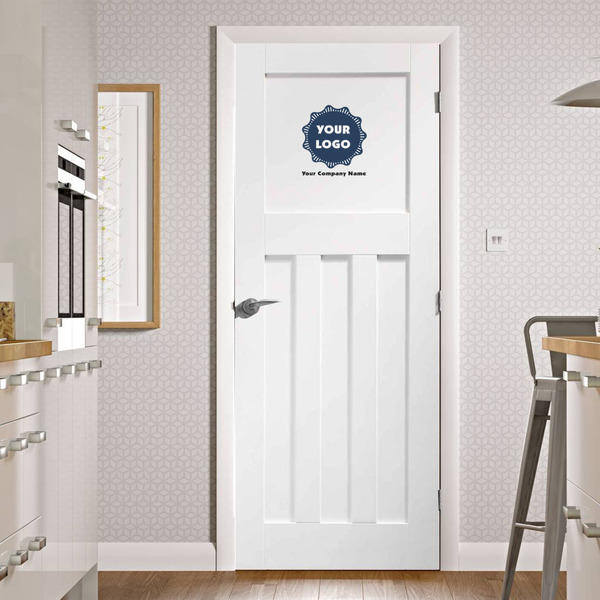 Logo & Company Name Wall Graphic on Door