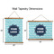 Logo & Company Name Wall Hanging Tapestries - Parent/Sizing