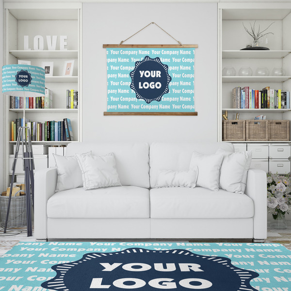 Logo & Company Name Wall Hanging Tapestry - IN CONTEXT