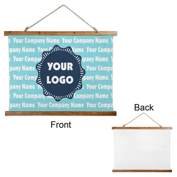 Logo & Company Name Wall Hanging Tapestry - Landscape - APPROVAL