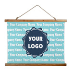 Logo & Company Name Wall Hanging Tapestry - Wide