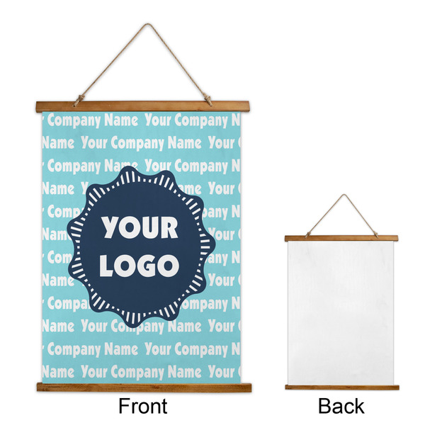 Logo & Company Name Wall Hanging Tapestry - Portrait - APPROVAL