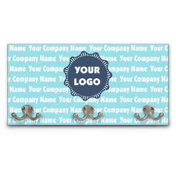 Logo & Company Name Wall Mounted Coat Rack