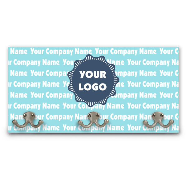 Custom Logo & Company Name Wall Mounted Coat Rack