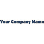 Logo & Company Name Name/Text Decal - Custom Sizes