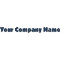 Logo & Company Name Name/Text Decal - Custom Sizes (Personalized)