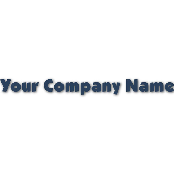 Custom Logo & Company Name Name/Text Decal - Custom Sizes