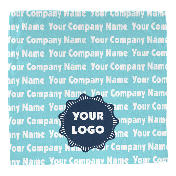Logo & Company Name Washcloth - Front - No Soap