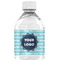 Logo & Company Name Water Bottle Label - Single Front