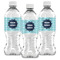 Logo & Company Name Water Bottle Labels - Front View