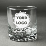 Logo & Company Name Whiskey Glass - Engraved