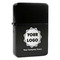 Logo & Company Name Windproof Lighters - Black - Front/Main